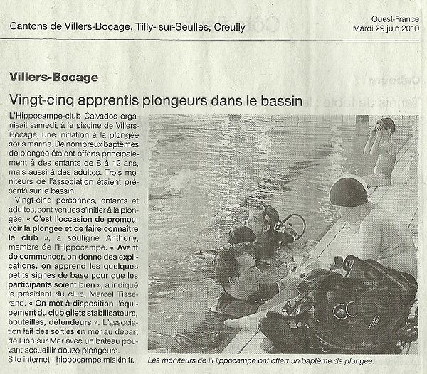 Article Ouest-France du mardi 29 juin 2010.jpg